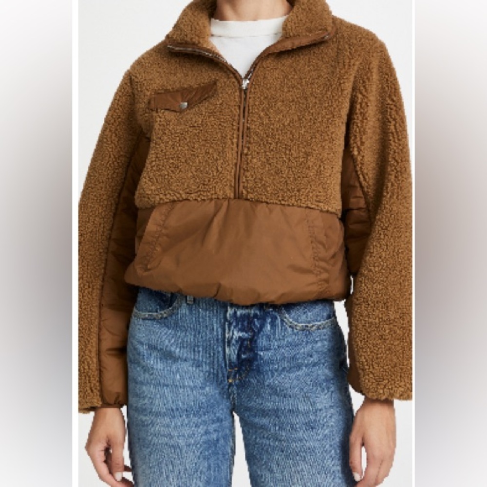 Frame Tan Teddy Jacket